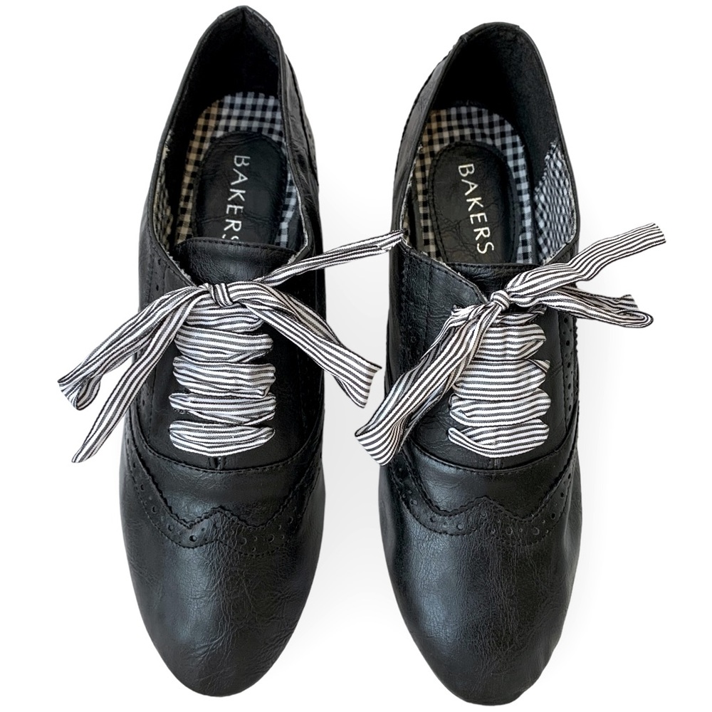 Bakers | NWT Womens "Ridgewood" Oxford Flats Black Size 7.5